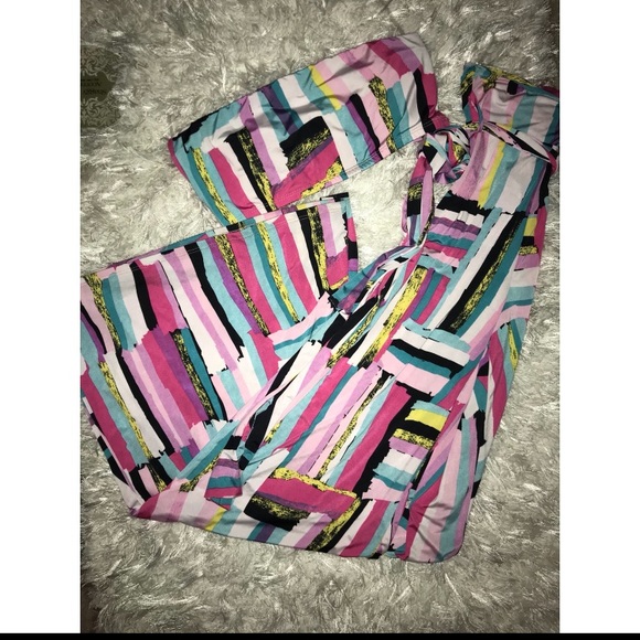 Retro Colorful Matching Separates Bellbottom Set - Picture 7 of 7